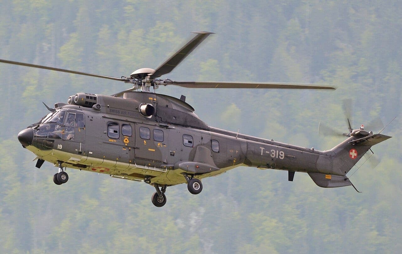 Eurocopter AS332 Super Puma · This photograph illustrates the aircraft type. It does not necessarily show one of the listed airframes.