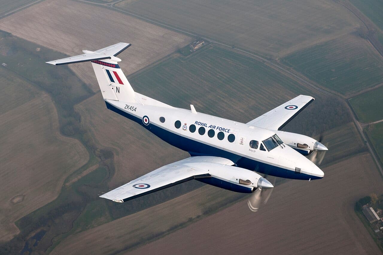 Beechcraft Super King Air · This photograph illustrates the aircraft type. It does not necessarily show one of the listed airframes.