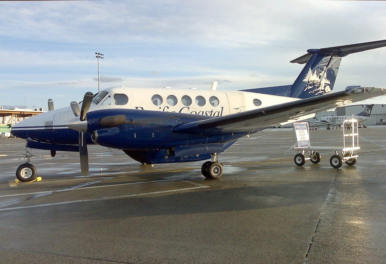 Beechcraft Super King Air · This photograph illustrates the aircraft type. It does not necessarily show one of the listed airframes.