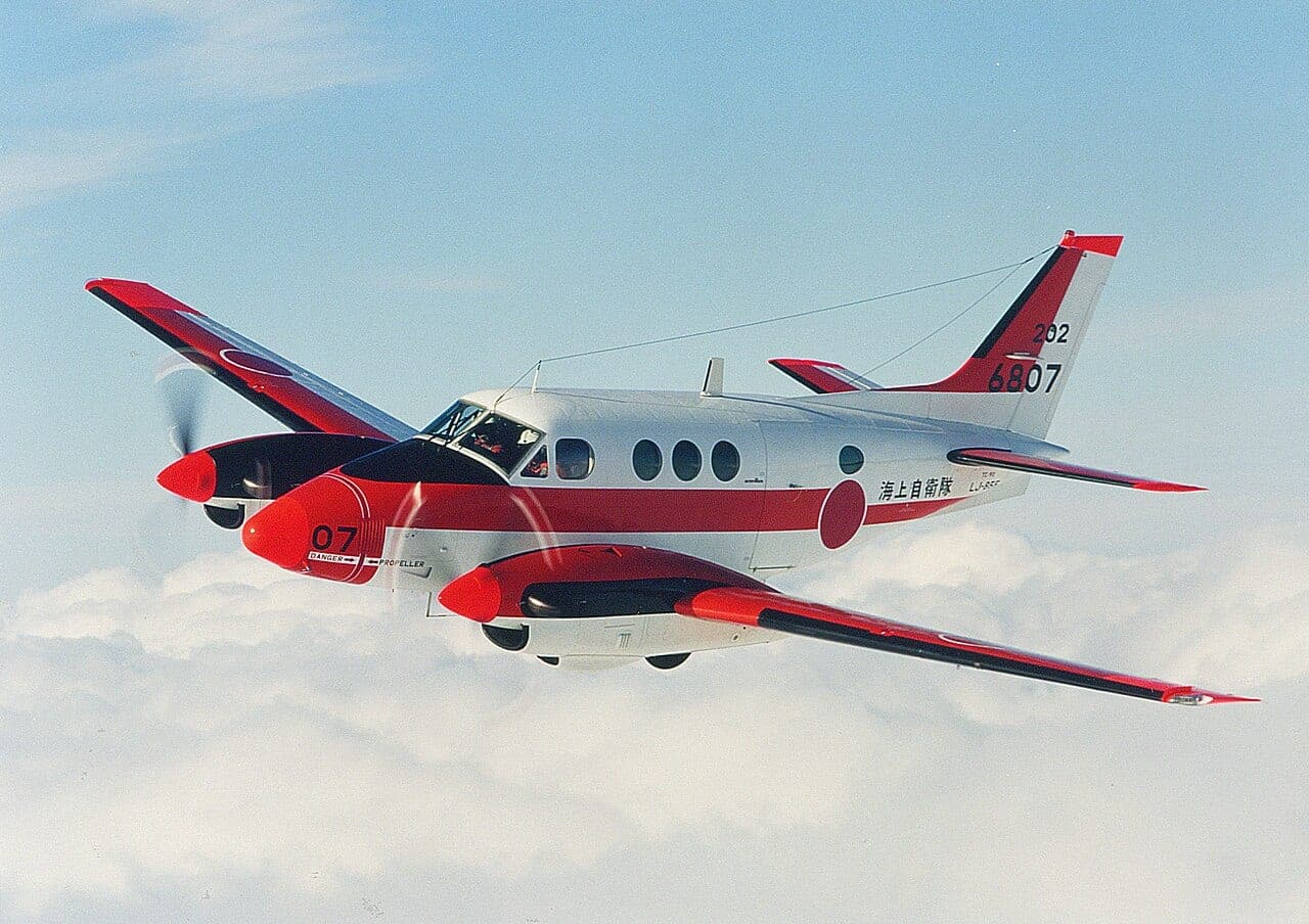Beechcraft King Air · This photograph illustrates the aircraft type. It does not necessarily show one of the listed airframes.