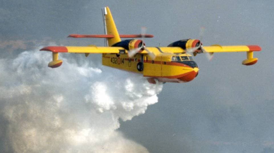 Canadair CL-215 · This photograph illustrates the aircraft type. It does not necessarily show one of the listed airframes.