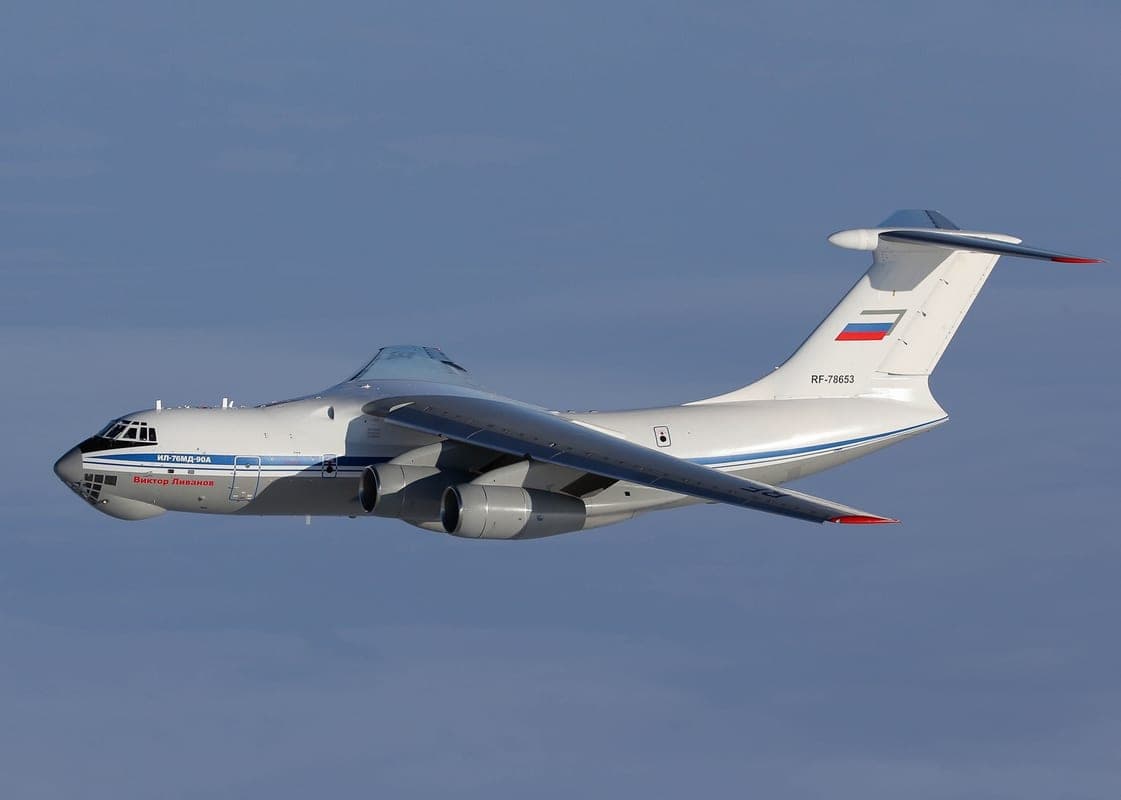 Ilyushin Il-76 · This photograph illustrates the aircraft type. It does not necessarily show one of the listed airframes.