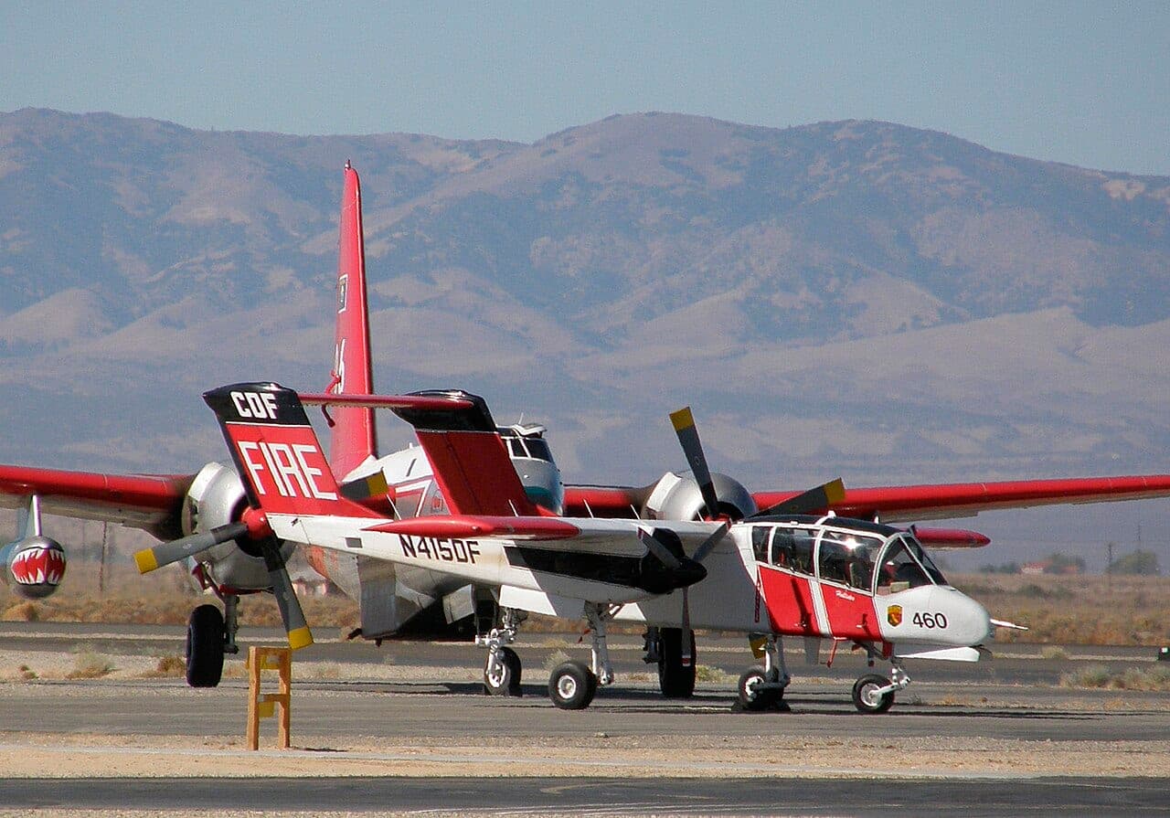 North American Rockwell OV-10 Bronco · This photograph illustrates the aircraft type. It does not necessarily show one of the listed airframes.