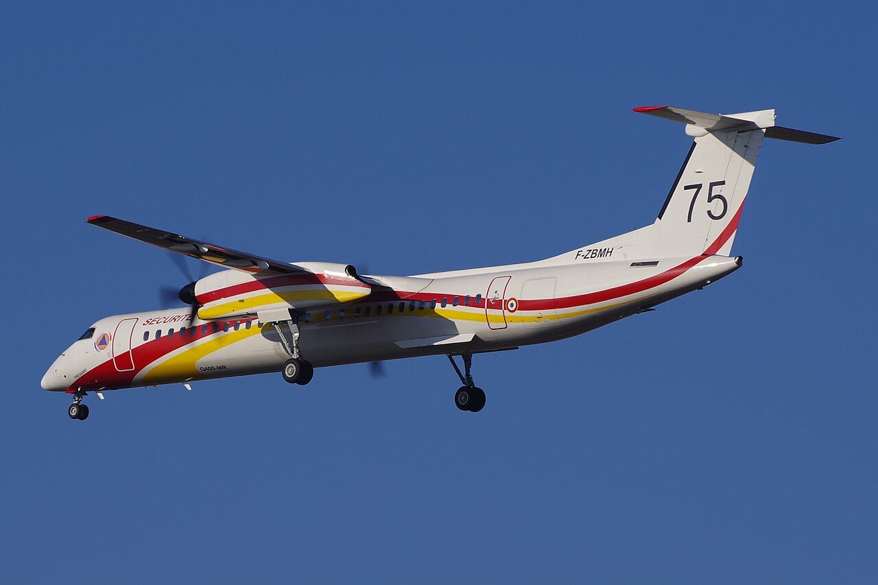 Fotografie des Flugzeugs