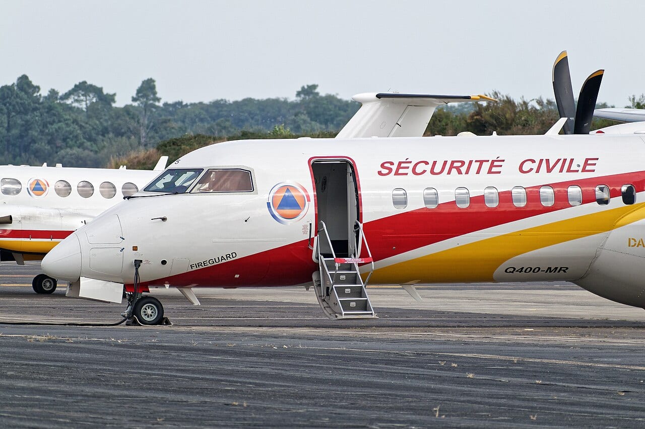 Fotografie des Flugzeugs