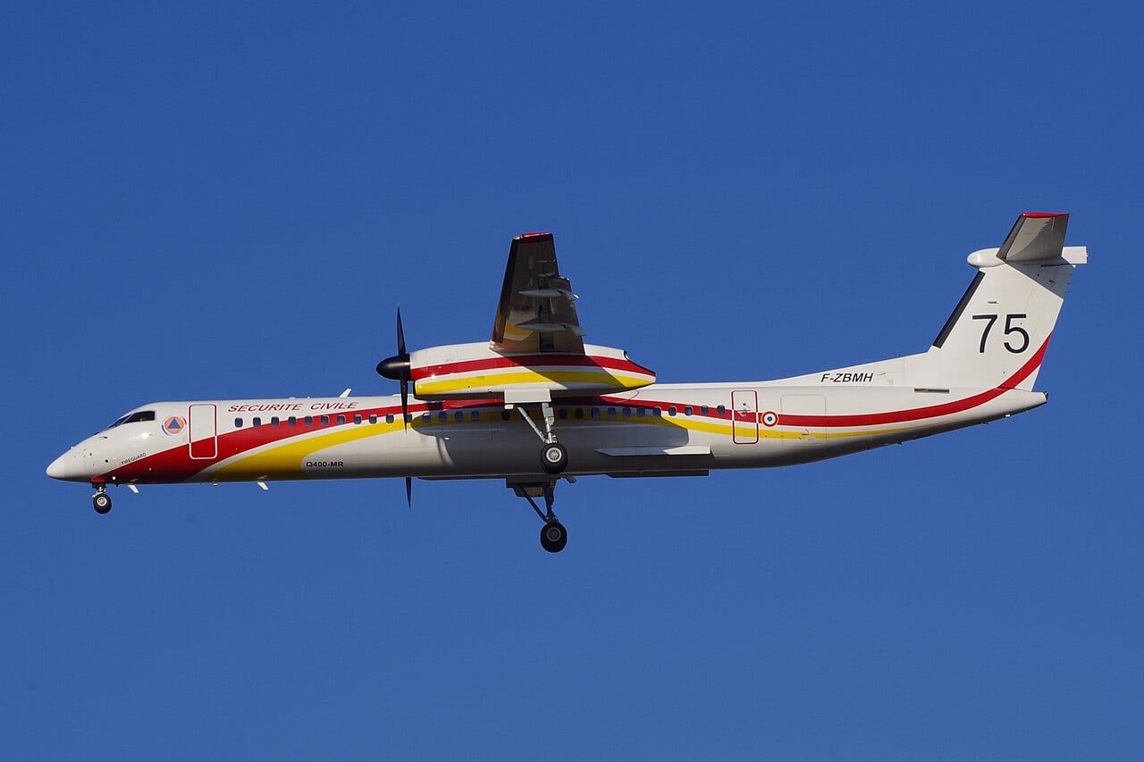 Fotografie des Flugzeugs