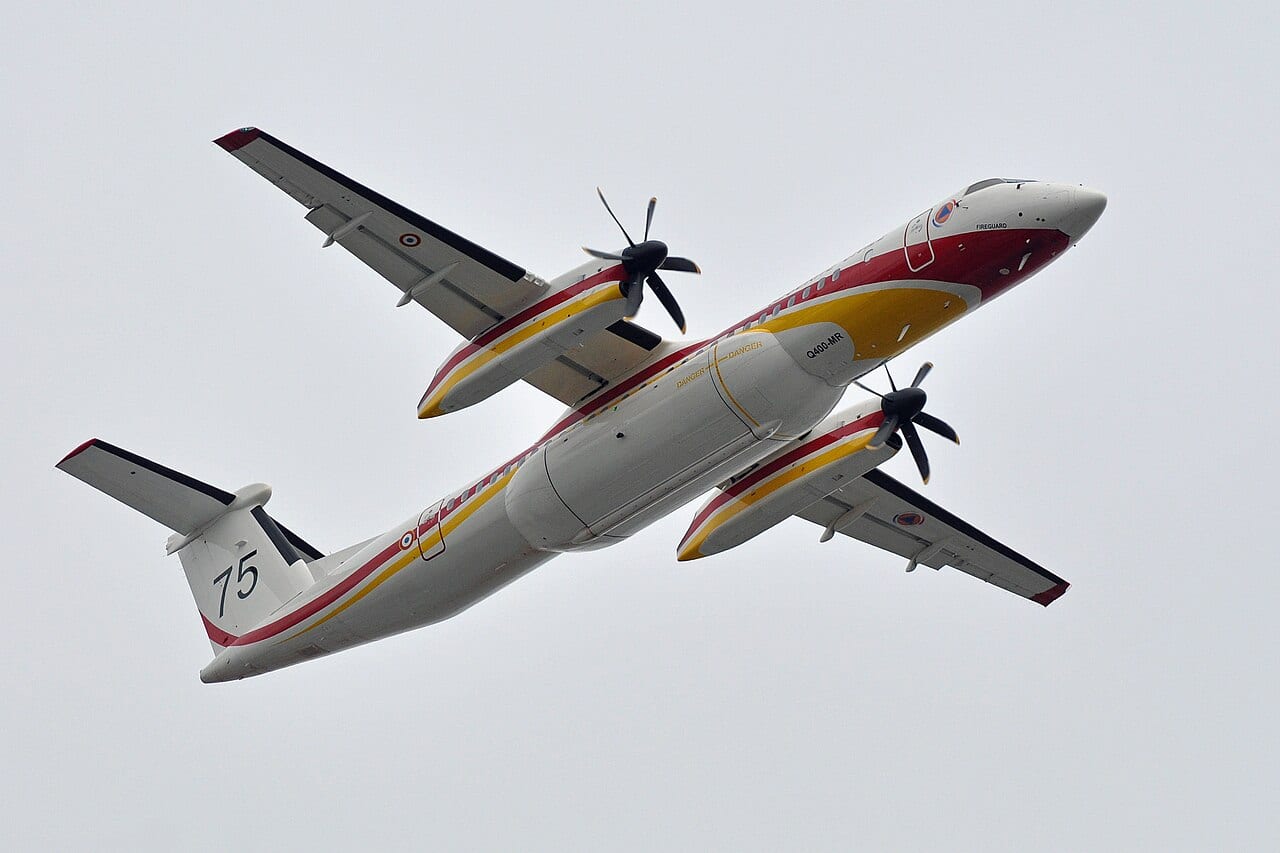 Fotografie des Flugzeugs