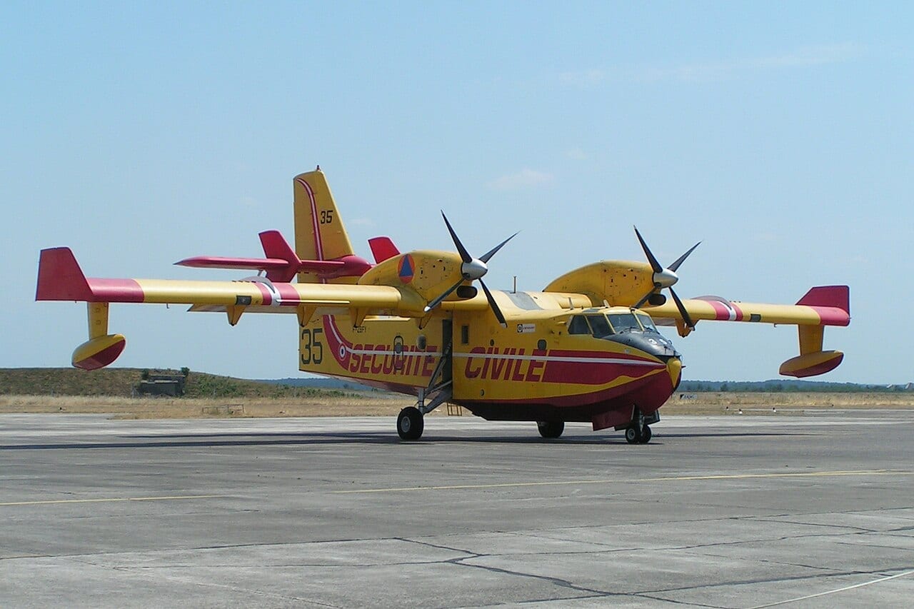Fotografie des Flugzeugs
