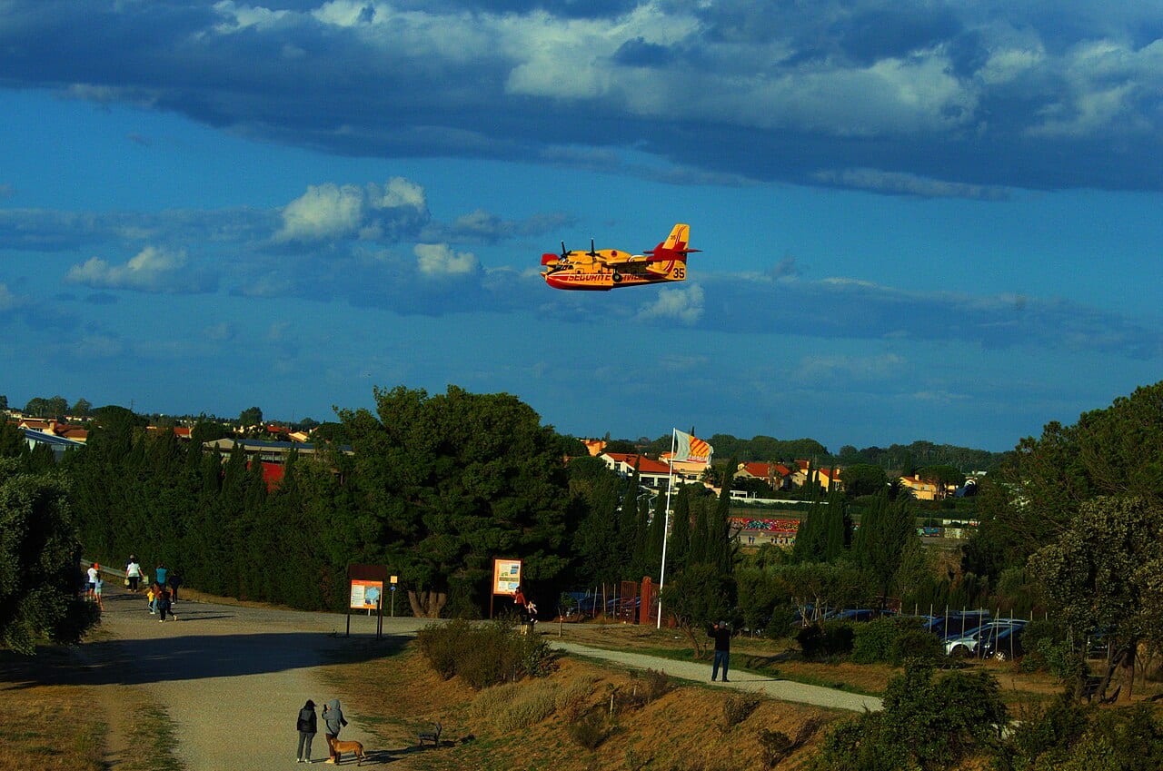 Fotografie des Flugzeugs