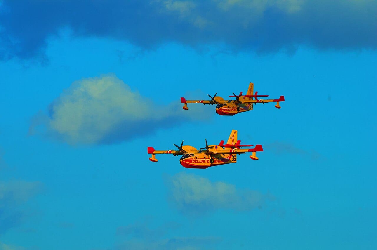 Fotografie des Flugzeugs